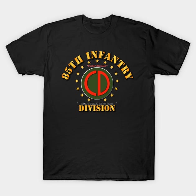 85th Infantry Division -  Custer Division T-Shirt by twix123844